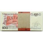 PRL, paczka bankowa 100 złotych 1988, Warszawa, seria TG, UNC