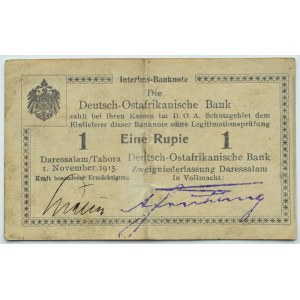 Niemcy, Afryka Wschodnia, 1 rupia 1915 Kielich/Frühling, seria B2, Tabora