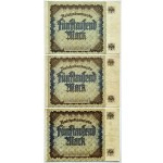 Niemcy, Republika Weimarska, lot 5000 marek 1922, różne serie - pięciocyfrowe numeracje, RZADKIE