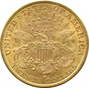 USA, Liberty Head, 20 dolarów 1889 S, San Francisco