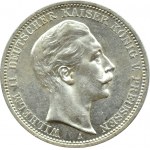 Niemcy, Prusy, Wilhelm II, 3 marki 1910 A, Berlin