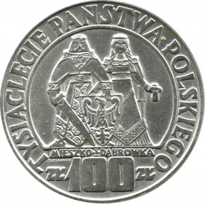PRL, Mieszko i Dąbrówka, 100 złotych 1966, Warszawa