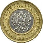 III RP, 2 złote 1994, Warszawa, destrukt