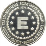 Niemcy, G. Pompidou, medal wprowadzenie ecu, srebro