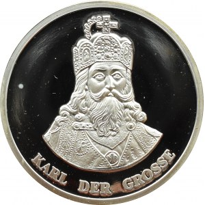 Niemcy, Karol Wielki, medal, srebro + certyfikat