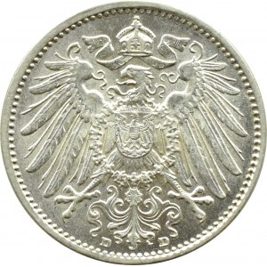 Niemcy, Cesarstwo, 1 marka 1915 D, Monachium, UNC