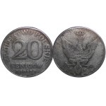 Królestwo Polskie, 20 fenigów 1917, FAŁSZERSTWO Z EPOKI