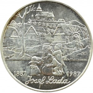 Czechosłowacja, 500 koron 1987, Josef Lada, UNC