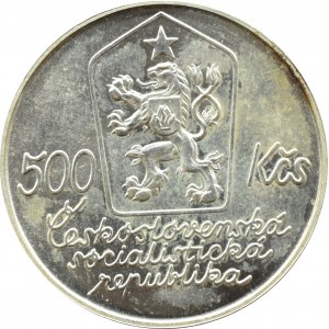 Czechosłowacja, 500 koron 1987, Josef Lada, UNC