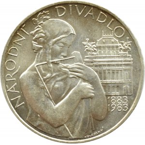 Czechosłowacja, 500 koron 1983, Teatr Narodowy w Pradze, UNC