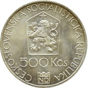 Czechosłowacja, 500 koron 1983, Teatr Narodowy w Pradze, UNC