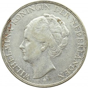 Holandia, Wilhelmina, 2,5 guldena 1930, Utrecht