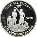 Watykan, Jan Paweł II, 10000 lirów 1996, Rok Święty 2000- chrzest