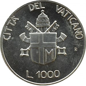 Watykan, Jan Paweł II, 1000 lirów 1990