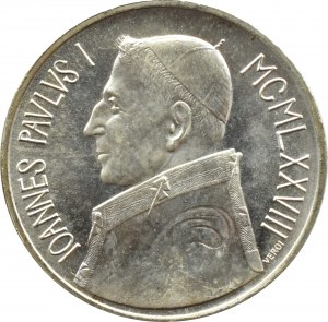 Vatican, John Paul I, 1,000 lire 1978, the only coin of this pope