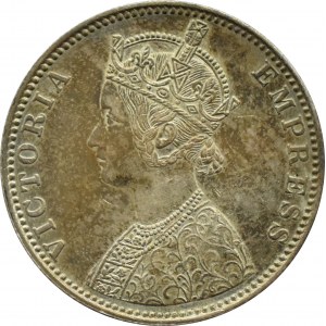 Indie/Wielka Brytania, Wiktoria, rupia 1892, Bombaj