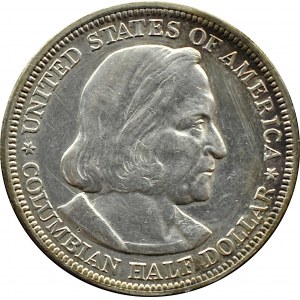 USA, Światowa Wystawa Kolumbijska, 1/2 dolara 1893