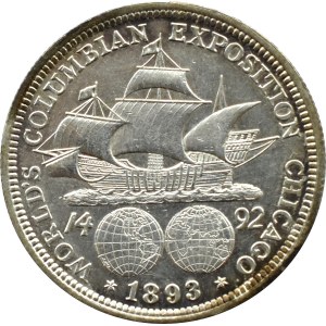 USA, Światowa Wystawa Kolumbijska, 1/2 dolara 1893
