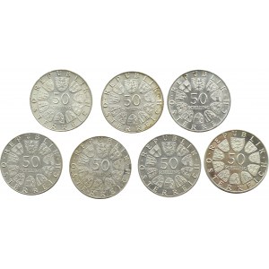 Austria, lot 50 szylingów 1966-1974, Wiedeń