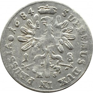 Niemcy, Prusy, Fryderyk Wilhelm I, ort 1684 HS, Królewiec