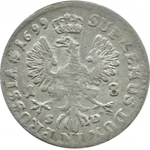 Niemcy, Prusy, Fryderyk III, ort 1699 SD, Królewiec (Königsberg)