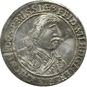 Prusy Książęce, Fryderyk Wilhelm, ort 1660, Królewiec, RZYMSKA DATA, RZADKI