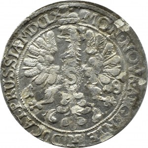 Prusy Książęce, Fryderyk Wilhelm, ort 1660, Królewiec, RZYMSKA DATA, RZADKI