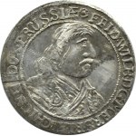 Prusy Książęce, Fryderyk Wilhelm, ort 1660, Królewiec, RZYMSKA DATA, RZADKI