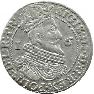 Zygmunt III Waza, ort 1624, przebitka daty 3/4, Gdańsk