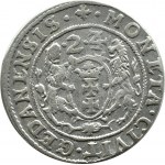 Zygmunt III Waza, ort 1624, przebitka daty 3/4, Gdańsk