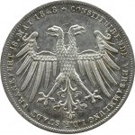Niemcy, Frankfurt, Johann von Habsburg, dwugulden 1848, Frankfurt n. Menem