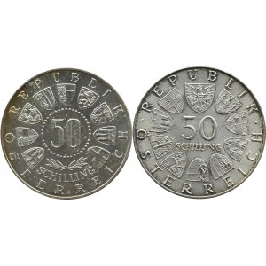 Austria, lot 50 szylingów 1964-1973, Wiedeń