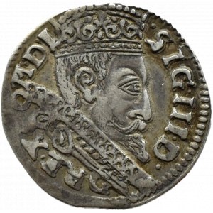 Zygmunt III Waza, trojak 1600, Bydgoszcz, ODWRÓCONA LITERA G