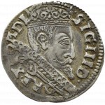 Zygmunt III Waza, trojak 1600, Bydgoszcz, ODWRÓCONA LITERA G