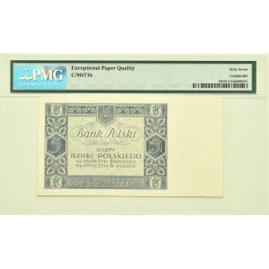 II RP, 5 zl. 1930, BV. série, PMG 67 EPQ