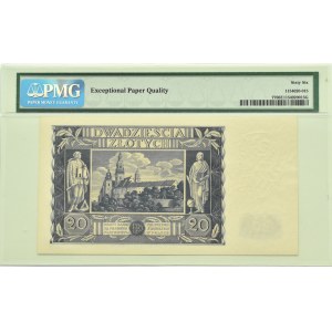 II RP, 20 zloty 1936, AS series, PMG 66 EPQ
