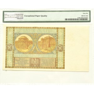 II RP, 50 zloty 1929, EP. series, PMG 66 EPQ