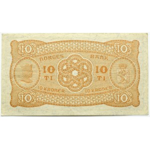 Norwegen, 10 Kronen 1941, Serie A