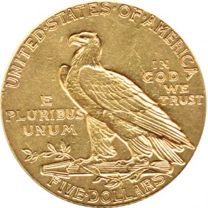 USA, Indian, $5 1913, Philadelphia