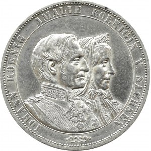 Germany, Saxony, Johann and Amelia, dualalar 1872 B, Hannover