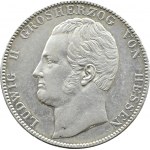 Niemcy, Hesja-Darmstadt, Ludwig II, dwutalar (3 1/2 guldena) 1841, Darmstadt