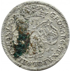 August II the Strong, sixpence 1702 EPH, Leipzig
