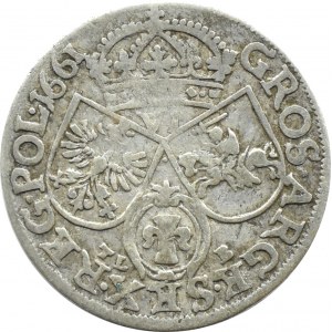 Jan II Kazimierz, szóstak 1661 TL-B, Kraków ...&SVE REX