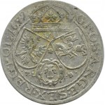 Ján II Kazimír, šesťpence 1659 TL-B, Krakov, GIRLANDY, zriedkavé