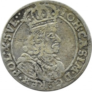 John II Casimir, sixpence 1661 TT, Bydgoszcz, SVE--.