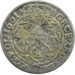 John II Casimir, sixpence 1661 TT, Bydgoszcz, SVE--.