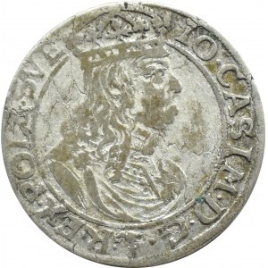John II Casimir, sixpence 1659 TL-B, ...&amp;SVE, Krakow