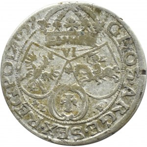 John II Casimir, sixpence 1659 TL-B, ...&amp;SVE, Krakow