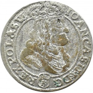 John II Casimir, sixpence 1667 TL-B, Bydgoszcz