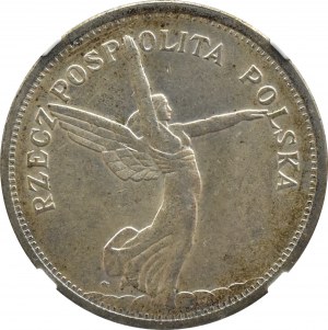 II RP, Nike, 5 złotych 1928, Warszawa, NGC MS62